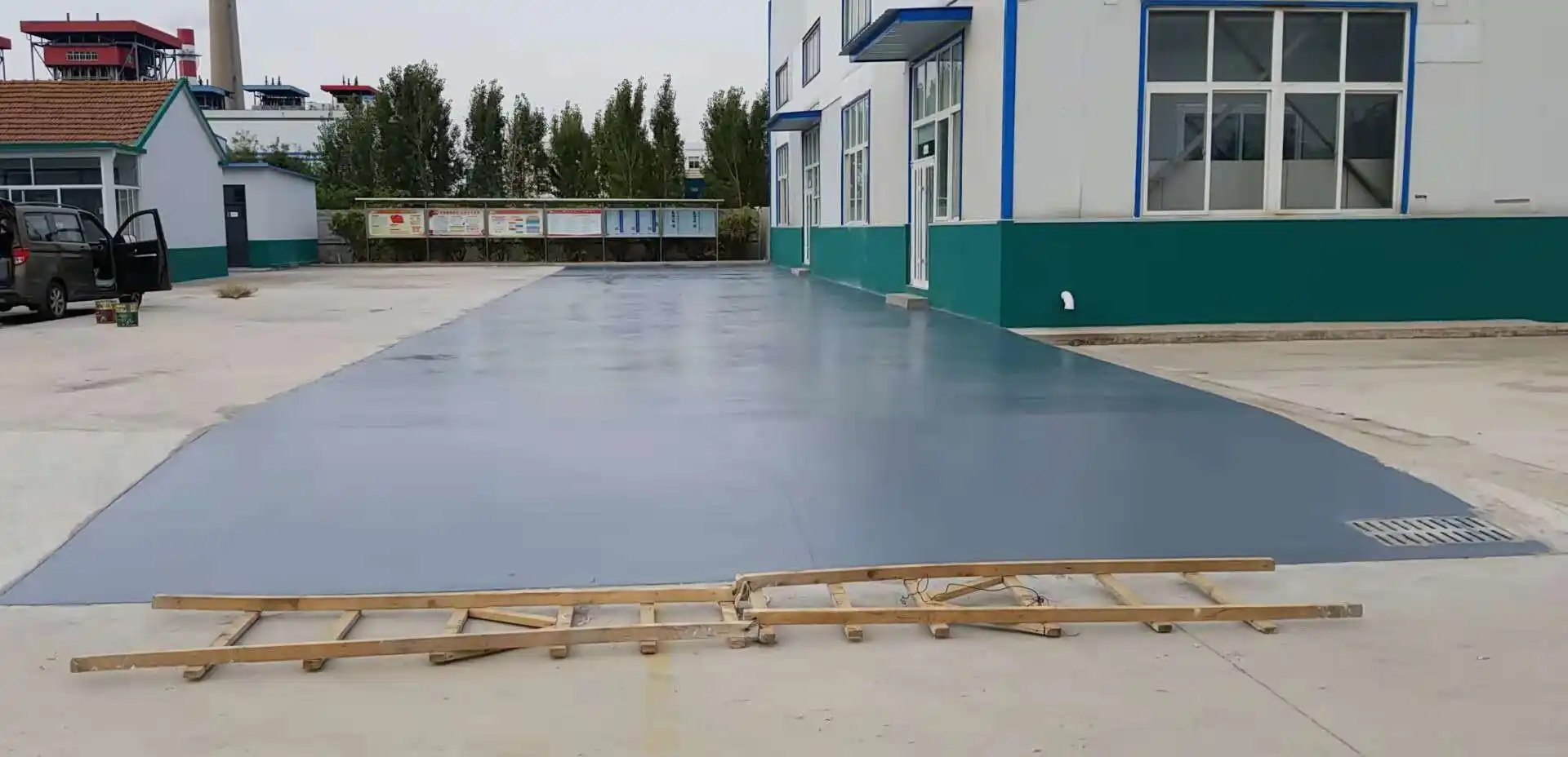 延庆车间厂房地坪漆修补翻新